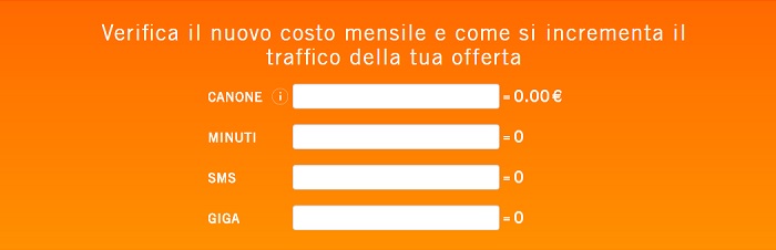 Tariffazione mensile degli abbonamenti Wind.
