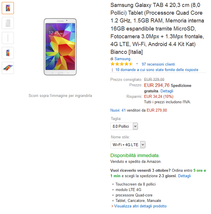 Huawei-Honor-Tablet-vs-Samsung-Galaxy-Tab-4-8.0-3G-specifiche-tecniche-e-differenze-a-confronto-4