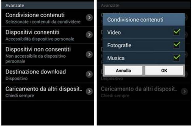 Samsung Galaxy come trasformarlo in un media server wireless