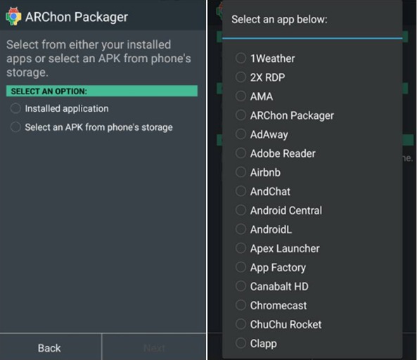 ARCon Packager