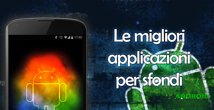 migliori applicazioni sfondi