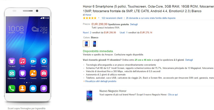 Huaweihonore6-amazon
