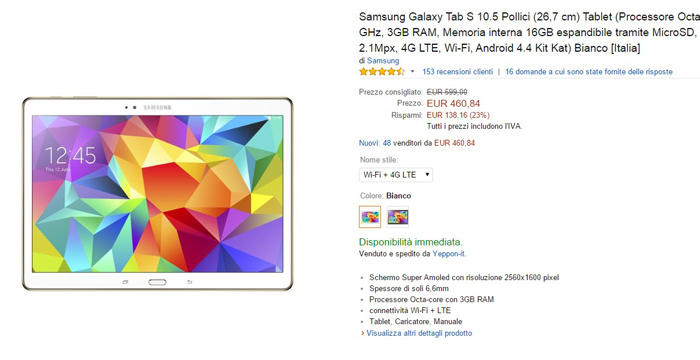 Samsung Galaxy Tab S 10.5