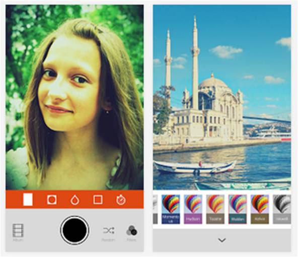 Retrica alternativa Camera di Android