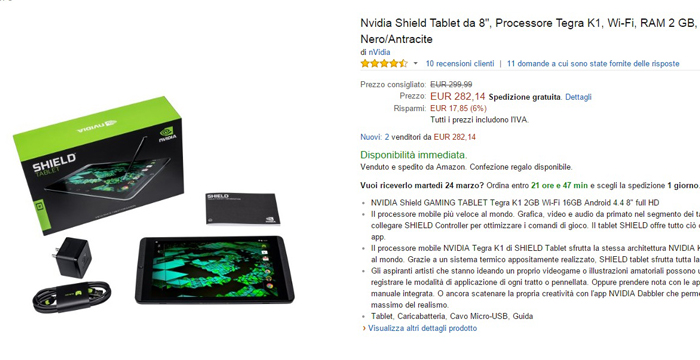 NVIDIA Shield Tablet 8'' -amazon-22032015