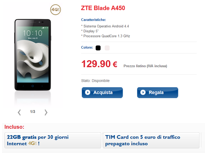 ZTE-Blade-A450-caratterstiche,-offerte-operatore-Tim-e-specifiche-tecniche-5