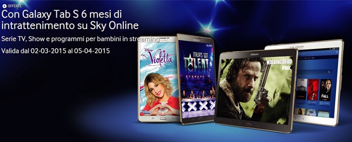 samsung galaxy tab s - sky online