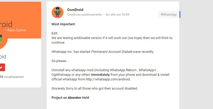 whatsapp -ban