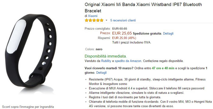 xiaomi mi band -amazon-07032015