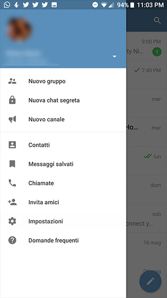 Verifica in due passaggi Telegram