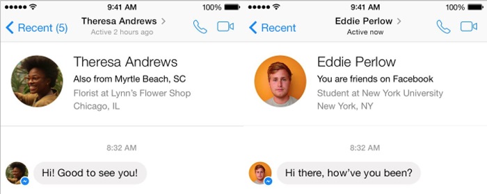 Facebook-Messenger-Scheda-Contatti