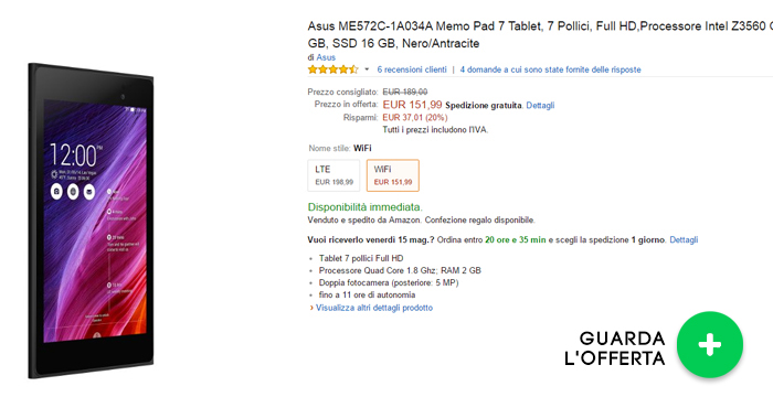 asus-memo-pad-7-migliori-offerte-amazon-18052015