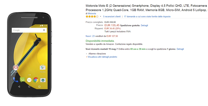 motorola-moto-e-2015-offerte-amazon-15052015