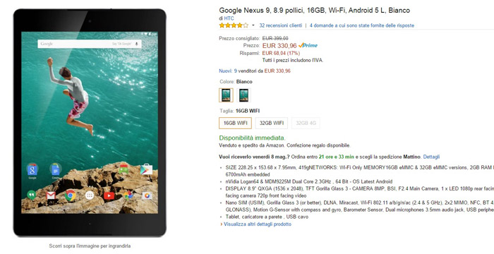 nexus-9-offerte-amazon-06052015