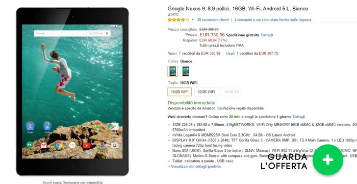 nexusn-9-migliori-offerte-amazon-11052015