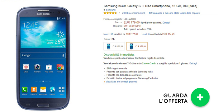 samsung-galaxy-s3-neo-migliori-offerte-amazon-18052015