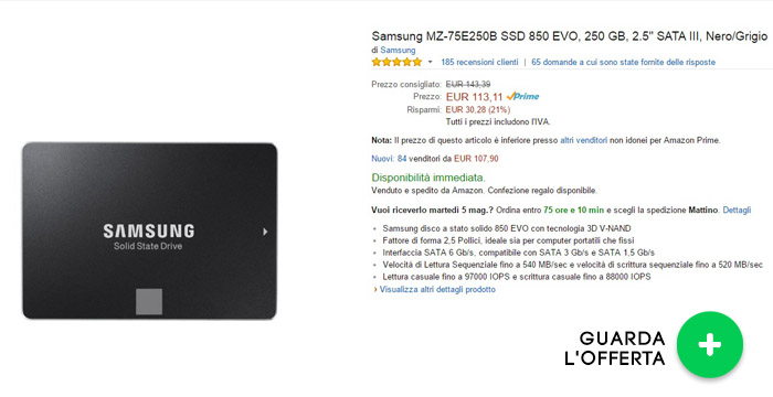 samsung-mz75e250b-ssd250GB-offerte-elettronica-maggio2015