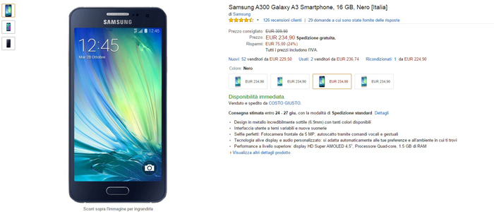 samsung-galazy-a3-offerte-amazon-19062015