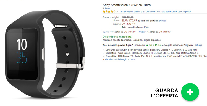 sony-smartwatch-3-migliori-offerte-amazon-01062015