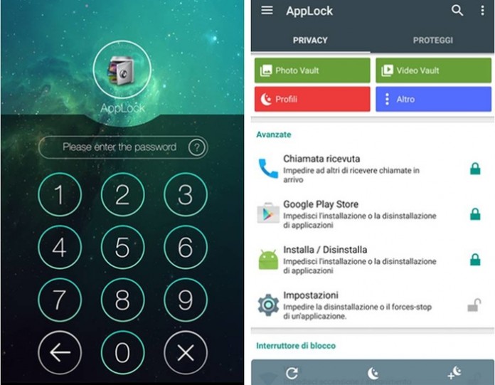 AppLock come impedire accesso app Android a chi non è autorizzato