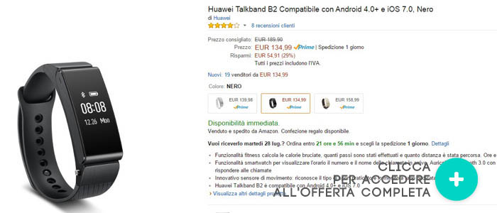 Huawei-Talkband-B1-migliori-offerte-amazon-28072015