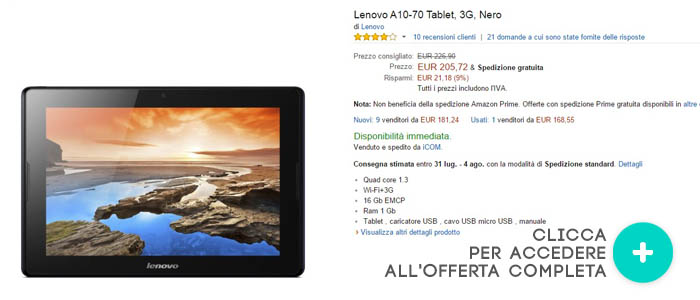 Lenovo-A10-70-3G-migliori-offerte-amazon-28072015