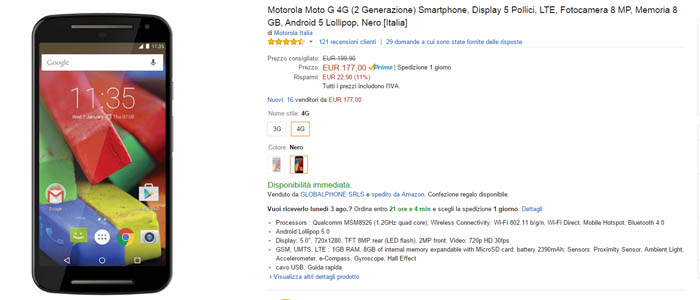 Motorola-Moto-G-4G-offerte-amazon-30072015