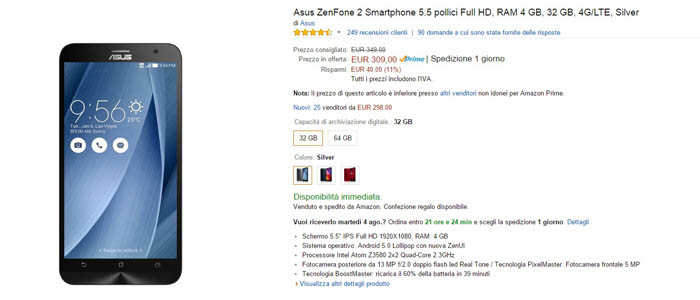 Asus-Zenfone2-4GB-offerte-amazon-02082015