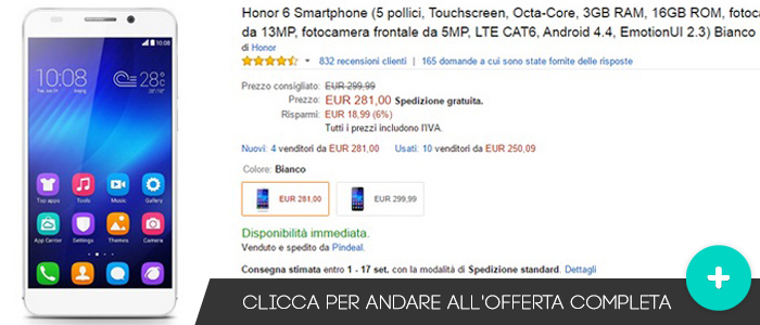 Honor-6-migliori-offerte-amazon-24082015