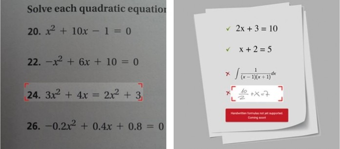 PhotoMath applicazioni Android matematica PhotoMath applicazioni Android matematica