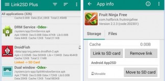come spostare applicazioni Android su scheda SD Link2SD
