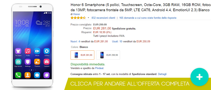 honor-6-offerte-amazon-23082015