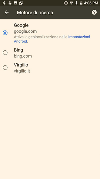 Come impostare Google come pagina iniziale su Android