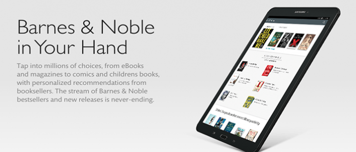 samsung galaxy tab e nook