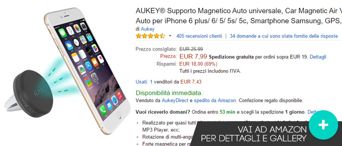 Offerte-Aukey-Supporto-Magnetico-auto-Amazon-novembre2015