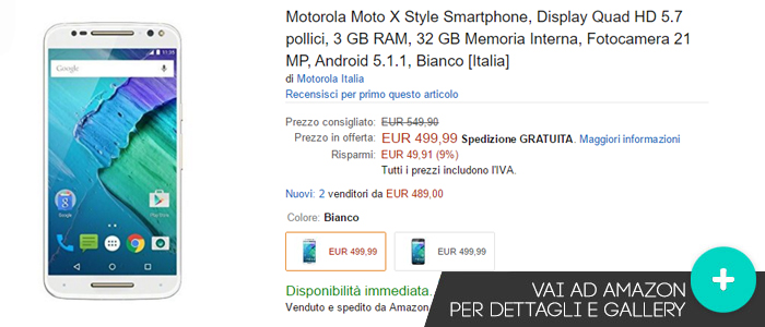 Offerte-Motorola-Moto-X-Style-Amazon