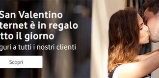 Vodafone 2 GB gratis a San Valentino