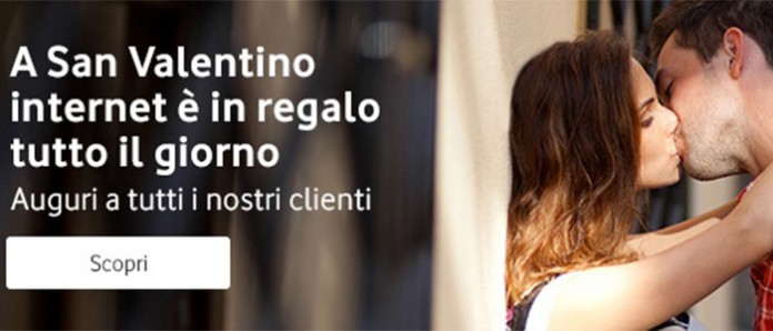 Vodafone 2 GB gratis a San Valentino