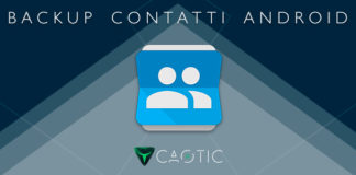 backup contatti Android