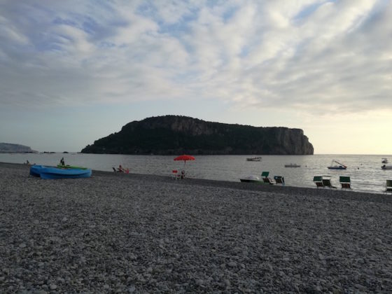 Foto scattata al tramonto