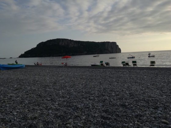 Foto scattata al tramonto