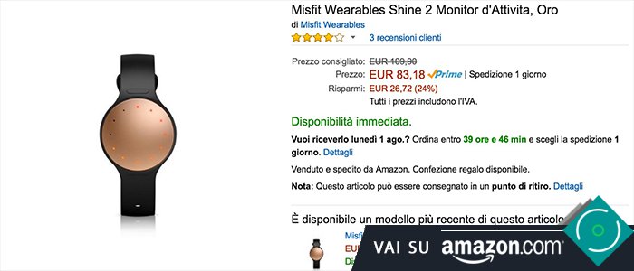 Misfit Shine 2 - Acquista Amazon.it