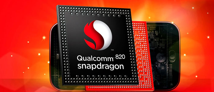 Qualcomm, leader mondiale di chip per smartphone, con il suo Snapdragon 820.