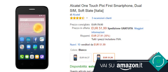 Alcatel One Touch Pixi 3