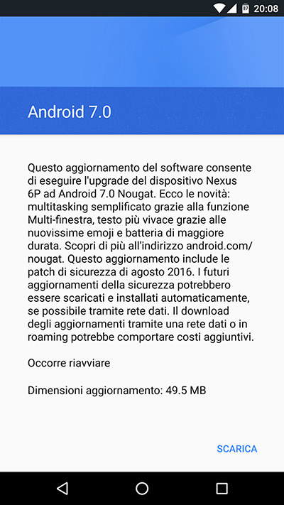 Android 7.0 Nougat