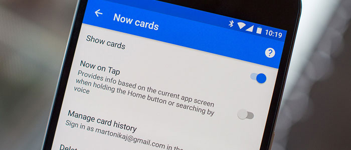 now2 Google Now on Tap