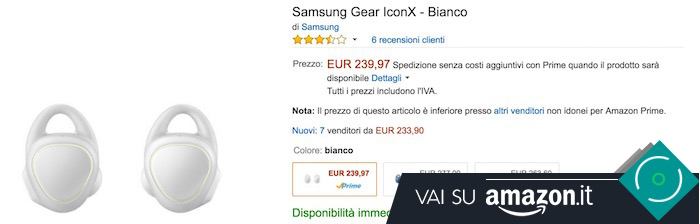 Amazon.it - Samsung Gear IconX