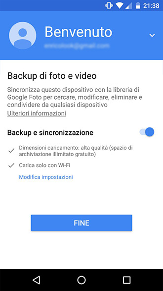 Trasferire foto da iPhone ad Android