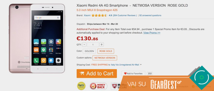 Acquista - Xiaomi Redmi 4A