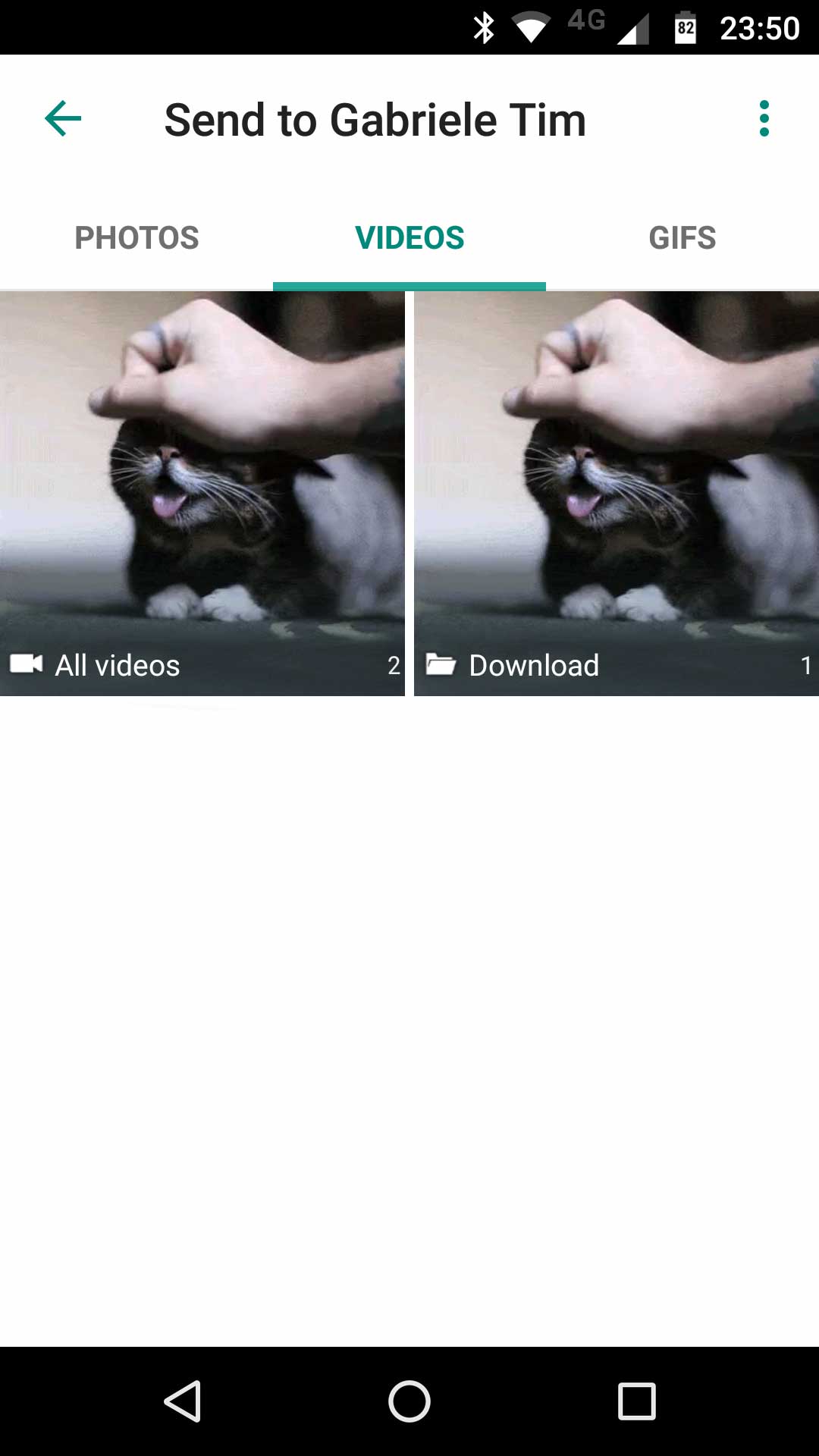 Convertire i video in GIF con WhatsApp